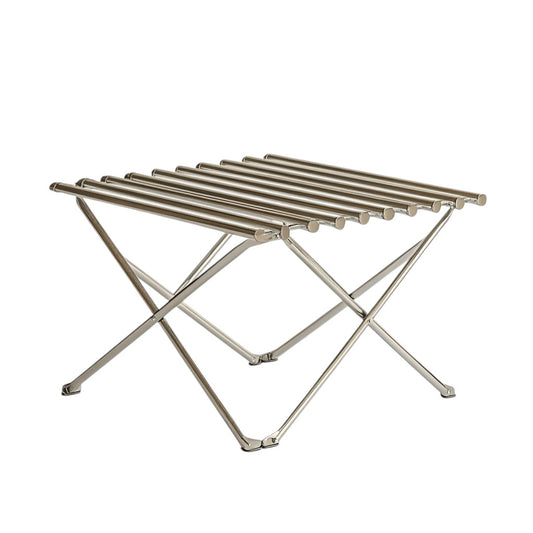 Dormz X-Type Foldable Stainless Steel Drying Rack - Heavy-Duty Extensible Clothes Airer - Rust-Proof Indoor/Outdoor Laundry Rack