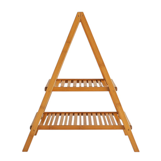 Dormz Nordic Natural Bamboo Drying Rack - Foldable A-Frame Clothes Airer - Sustainable Wood - Minimalist Home Decor